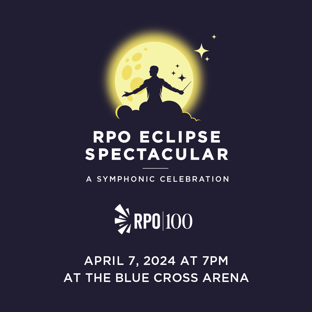 Can you believe it's already ONE MONTH until the SOLAR ECLIPSE!? Join us on Sunday, April 7 to celebrate the upcoming eclipse with Rochester Philharmonic Orchestra! Buy tickets here: bit.ly/3GqaW4N