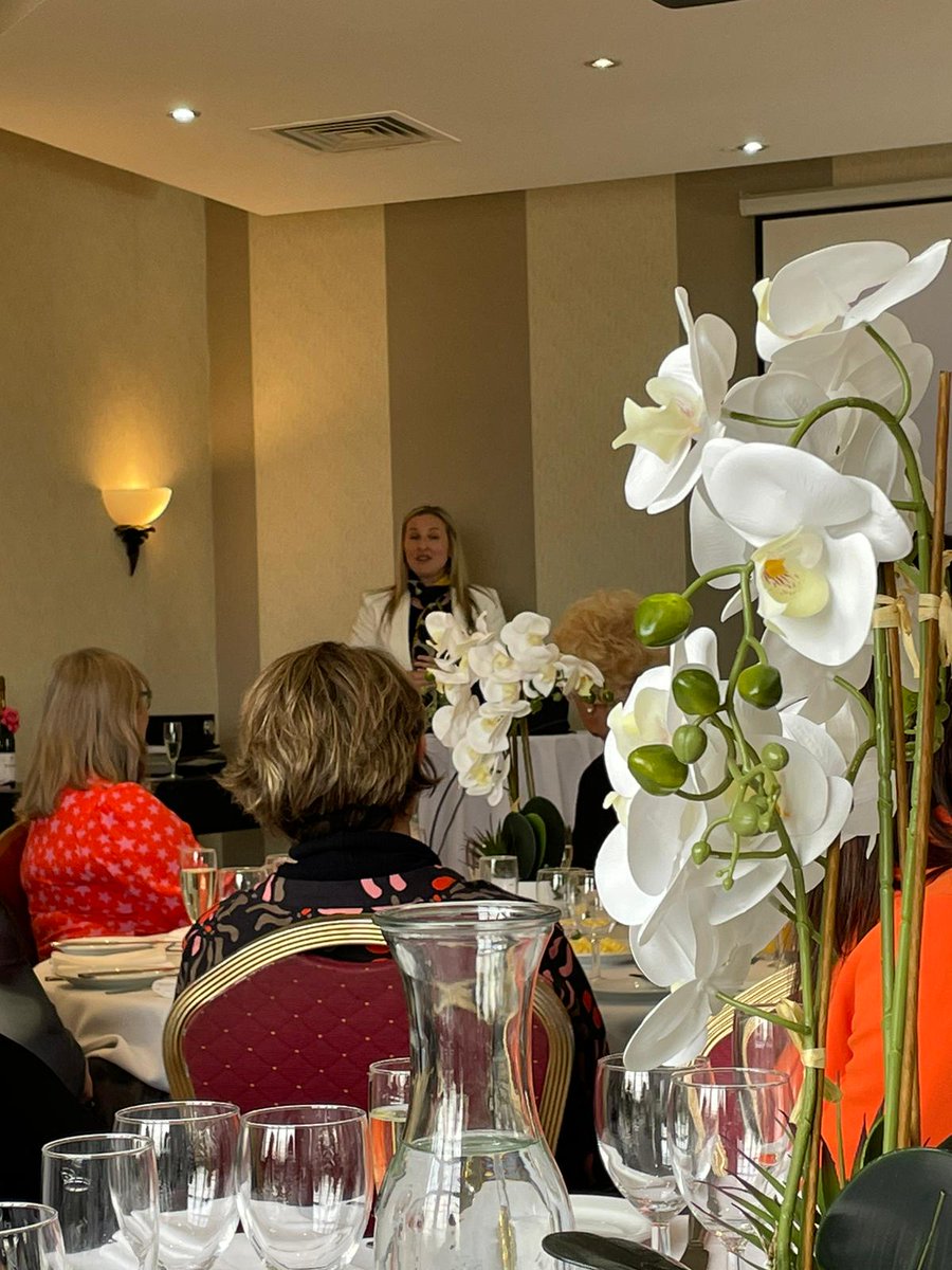 Today we celebrate #IWD2024 joined by our fabulous #network of female leaders across membership for lunch, kindly hosted by @TheMountHotelWV 🌷 Thank you to our guest speaker of the day, BBC Reporter @AmberSandhu_! #BusinessIsDoneBetterTogether #IWD2024