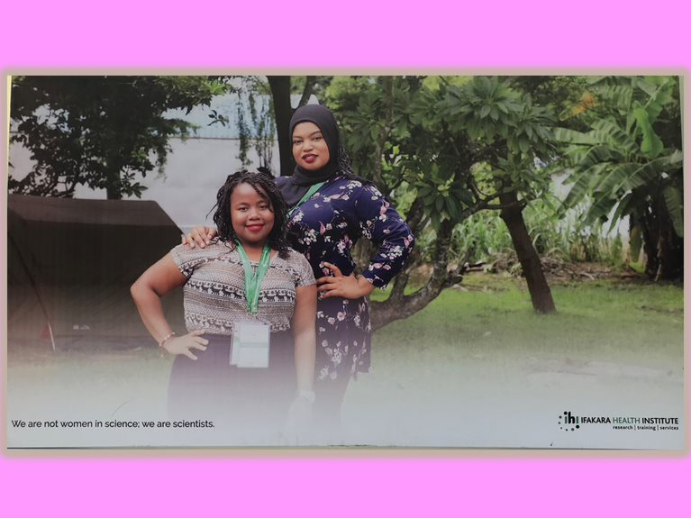 Interesting note on a wall picture in the VectorSphere at @ifakarahealth. #IWD2024 ~ 'We're not Women in Science; We're Scientists', @Rukymohammad & @DoreenSiria