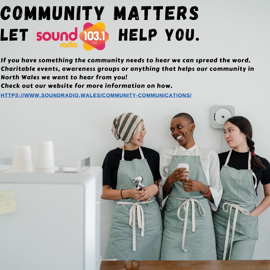 Community matters to Sound Radio 103.1 and we want to hear from you. Let us help you to share the news on upcoming events, awareness campaigns that make our already amazing community that bit more extra special #community