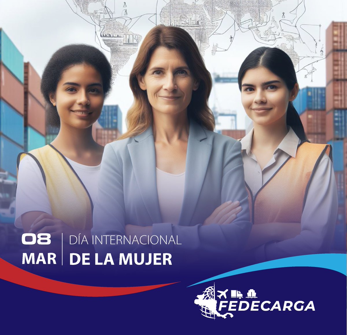 ¡Feliz Día Internacional de la Mujer! ♀️ 🇬🇹🇭🇳🇸🇻🇳🇮🇨🇷🇵🇦 Celebramos el talento y la fuerza de las mujeres que impulsan nuestro sector. ‍ Su trabajo, dedicación y liderazgo son fundamentales para el éxito de la #logística. #MujeresEnLogística #8M #DíaInternacionalDeLaMujer @Monfortiz