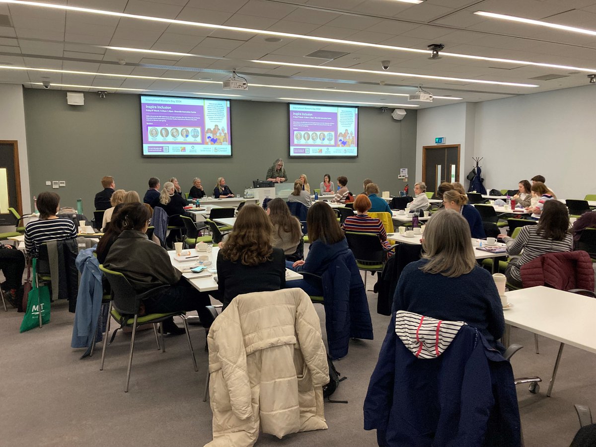 Wonderful #IWD2024  today! Thanks to our speakers including Government Adviser for #Menopause Helen Tomlinson in conversation with <a href="/VC_UoChester/">Professor Eunice Simmons</a>; Helen Webster on #ADHD and #perimenopause and <a href="/45NotOut1/">45NotOut</a> leading a panel on agism. All ably Chaired by Prof Emma Rees <a href="/IGSChester/">Institute of Gender Studies, University of Chester</a>