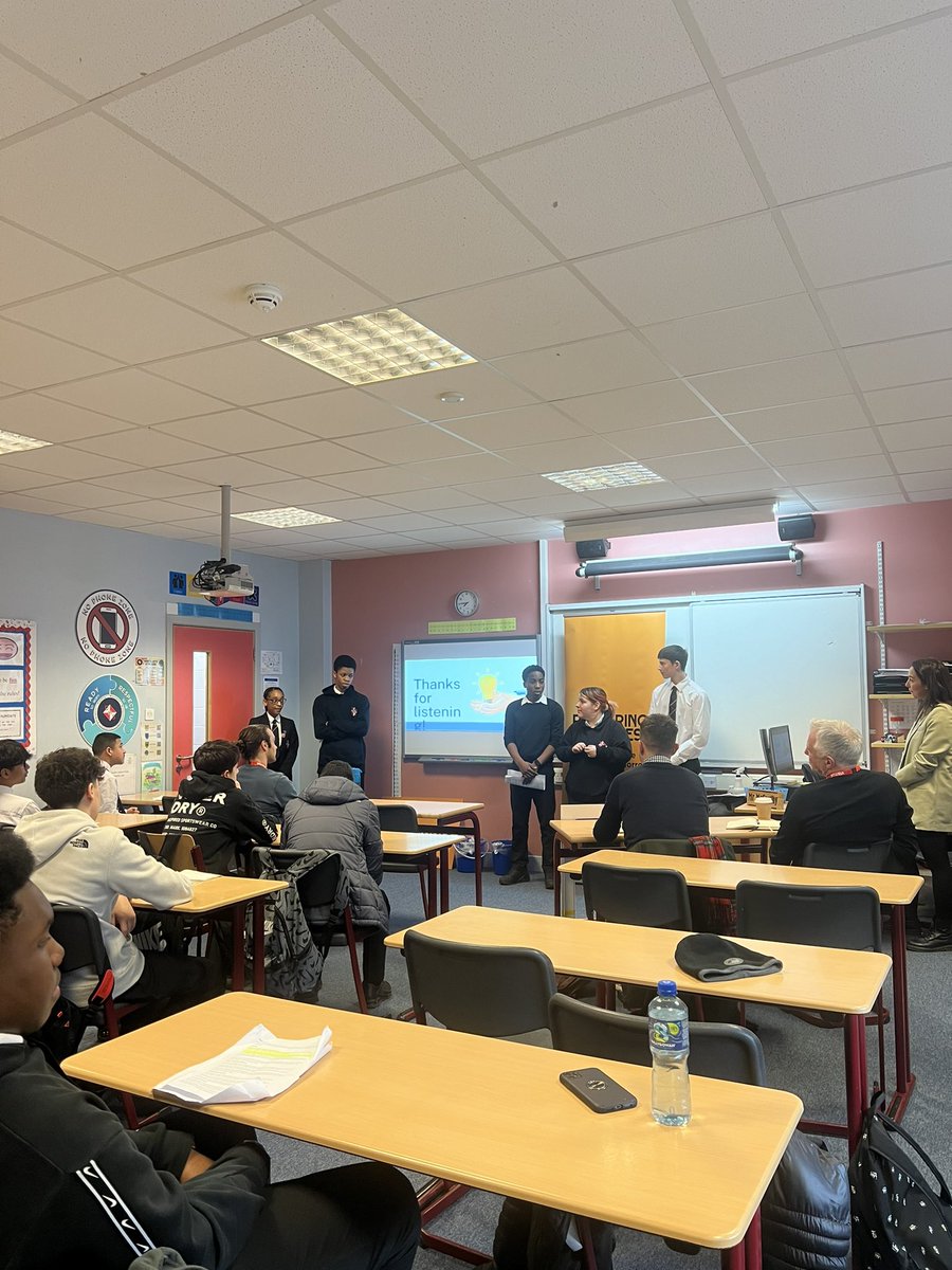 So incredibly proud of these wonderful young people 🥹 done themselves and the school proud during their  @poweringfutures presentations this afternoon ⭐️

Some great feedback on their solutions from the judges as well! Huge well done to both teams 😊🙌🏻