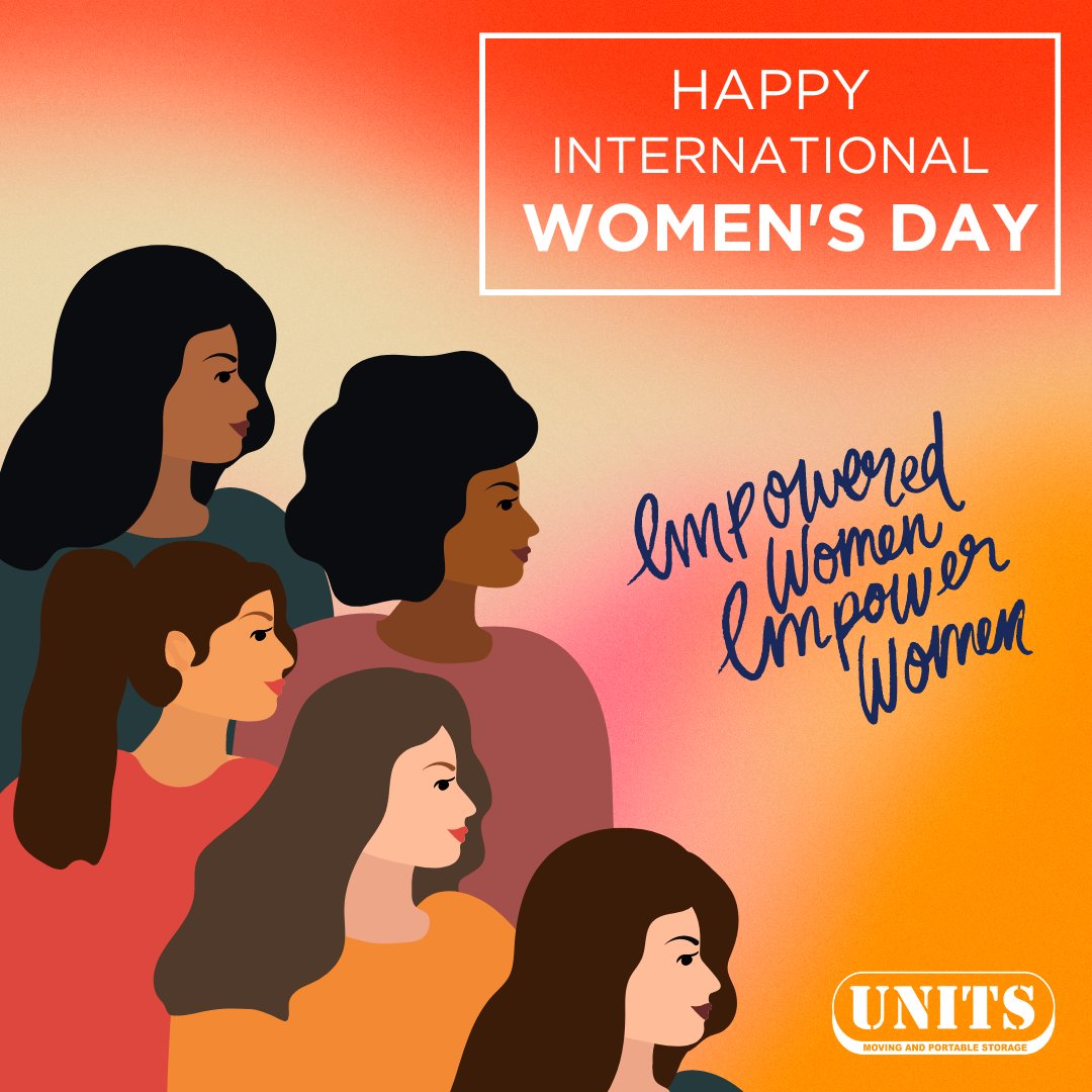 Happy International Women's Day from UNITS Moving and Portable Storage! This one goes out to all of the women who have helped and keep helping us become the best version of ourselves 🌷❤️. #UNITS #internationalwomensday #internationalwomenday #womenday