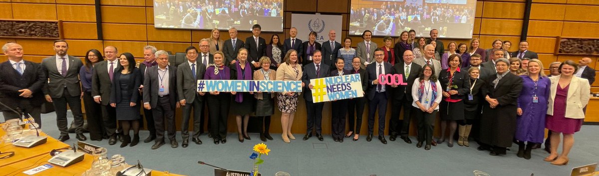 Chile, along with Spain and El Salvador, co-chairs the Friends of @WiN_IAEA group. One of its objectives is to promote gender parity in the Secretariat of @iaeaorg. On this 8th of March, we come together to send a message in support of gender equality. #GenderEquality