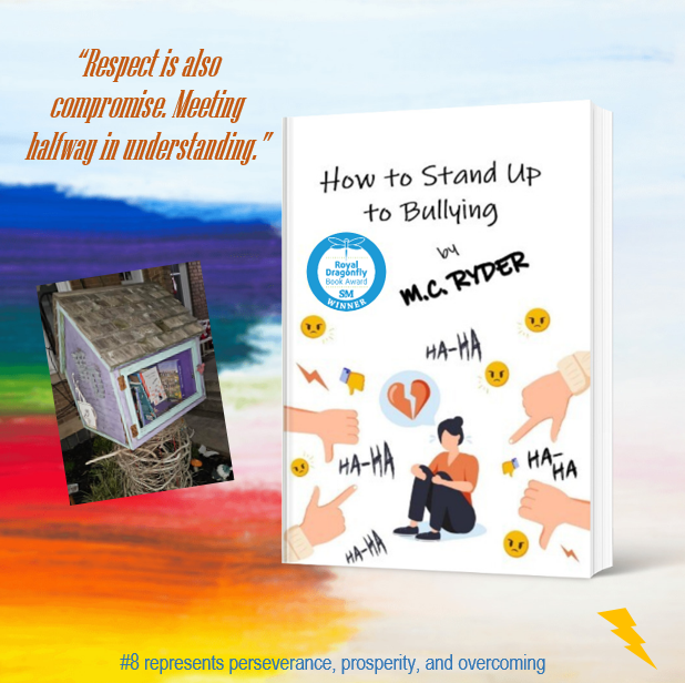 Happy Friday the 8th! I left a copy of #HowtoStandUptoBullying at @LtlFreeLibrary next to #whirlingdervishbakery 

#selfhelp #motivational #bullyawareness #booklovers #youngadult #indiebooks #indieauthor #quotes #books