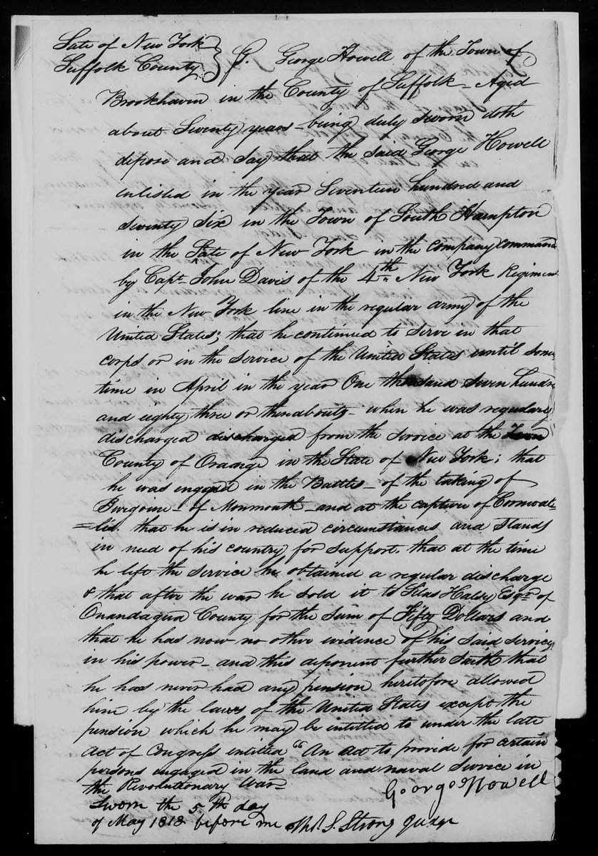 Reading cursive is a superpower! Join our #CitizenArchivist missions today, and help to transcribe history before your very eyes. Click on a topic that interests you, and it will bring you right to those historical records in our Catalog.📜

archives.gov/citizen-archiv…

#RevWarVets