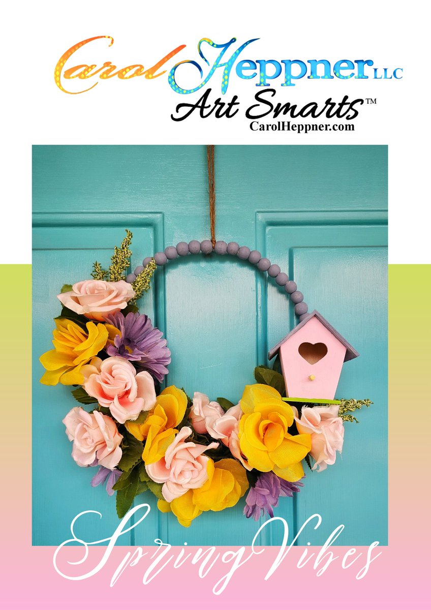 Hey Friends! Ready to add some springtime charm to your space? Create stunning wood bead wreaths, powered by Testors Acrylic Craft Paints. Get ready to be amazed! carolheppner.com/cgi/wp/?page_i… #ad #Fridaythoughts #crafthour #diy