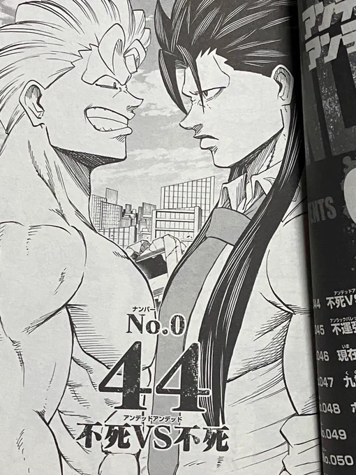 アンデラアニメ、22話に持ってきたの原作が44話だから縦並びで24=不死って事なのかな?と思ってしまった。 