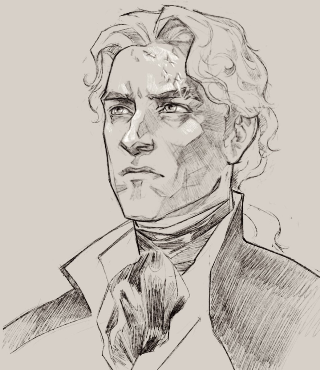 So is this something like our man Nightingale from Leeward by @KDayshAuthor . Tbh I’m not totally committed to this design. I drew it as I was falling asleep last night, so it’s possible that I’ll work him out properly at a later date.