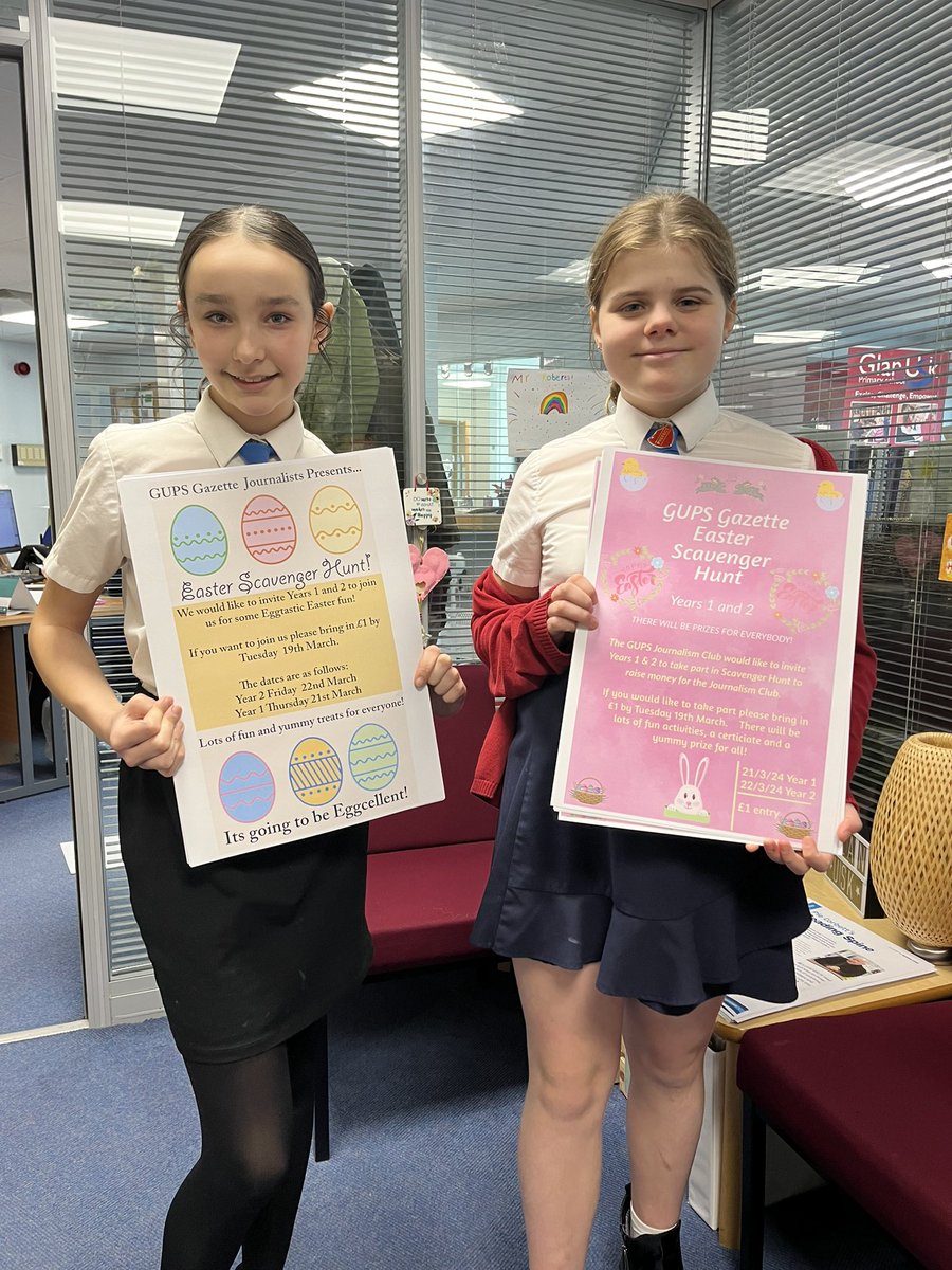 Journalism Club worked hard today to plan a Spring Event for Years 1 and 2. They are hoping to raise money to buy T-shirts and lanyards! 🙌🏻🌼🌸