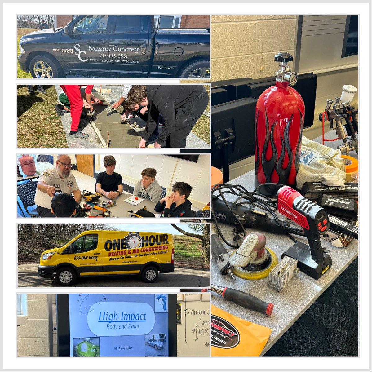 We had a variety of great professions and experiences to share with our students today at the MVMS Career Day!