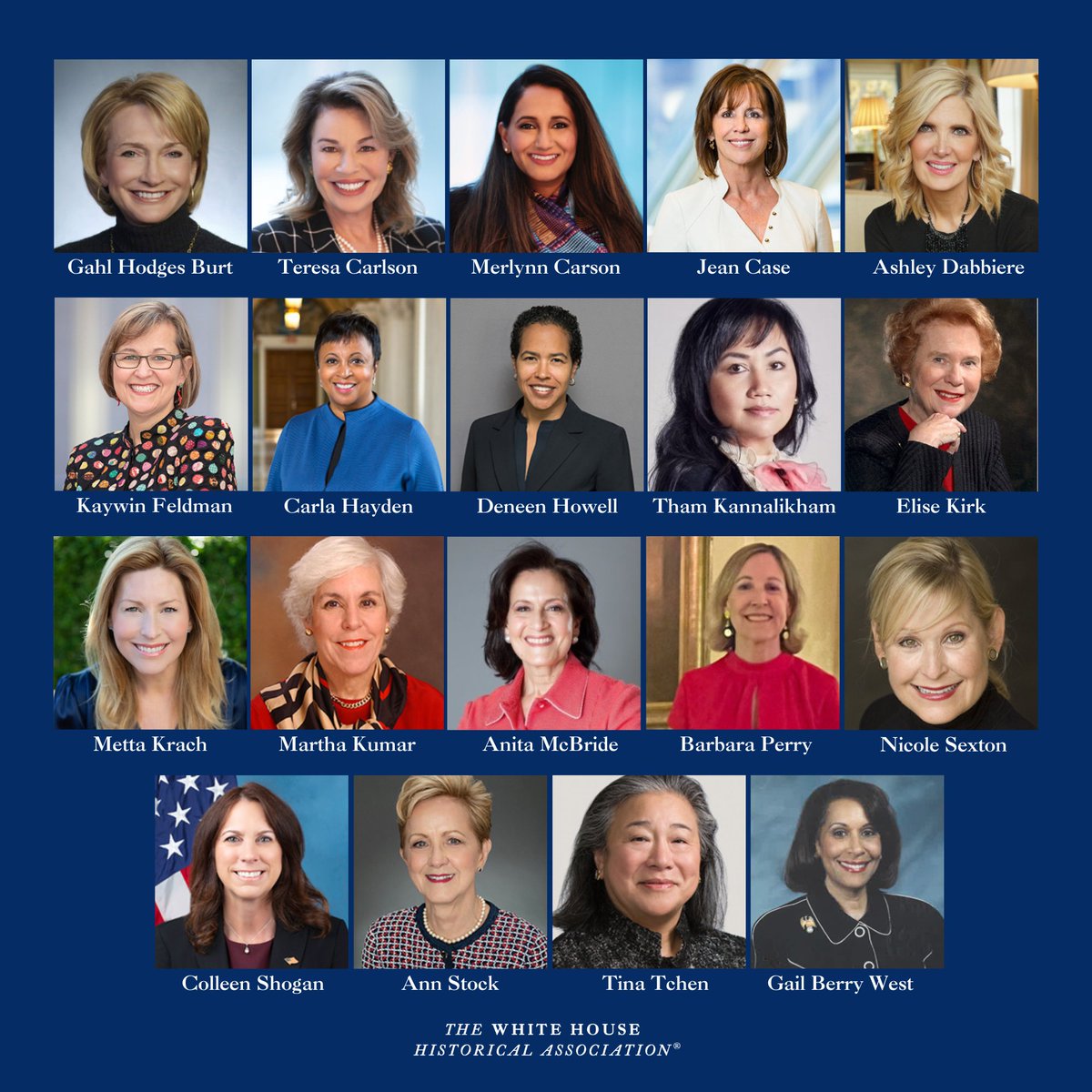 On #InternationalWomensDay, the White House Historical Association celebrates the achievements and dedication of the women on our governing board of directors! #WomensHistoryMonth #IWD2024