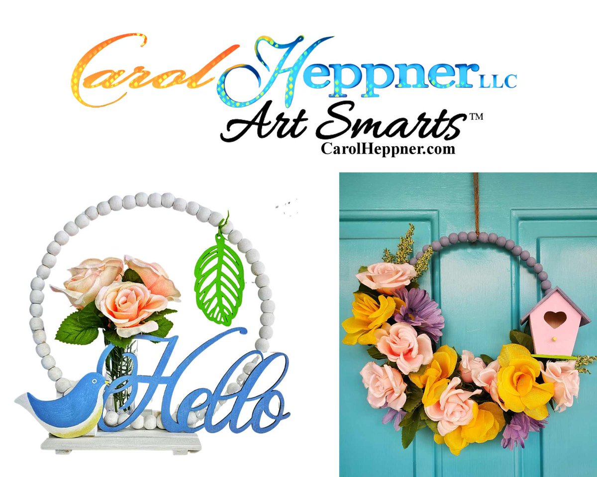 Hey, creative friends! Spring is the perfect time for #DIY projects! Make some adorable wood bead wreaths, powered by Testors Acrylic Craft Paints. carolheppner.com/cgi/wp/?page_i… #ad #Fridaythoughts #crafthour