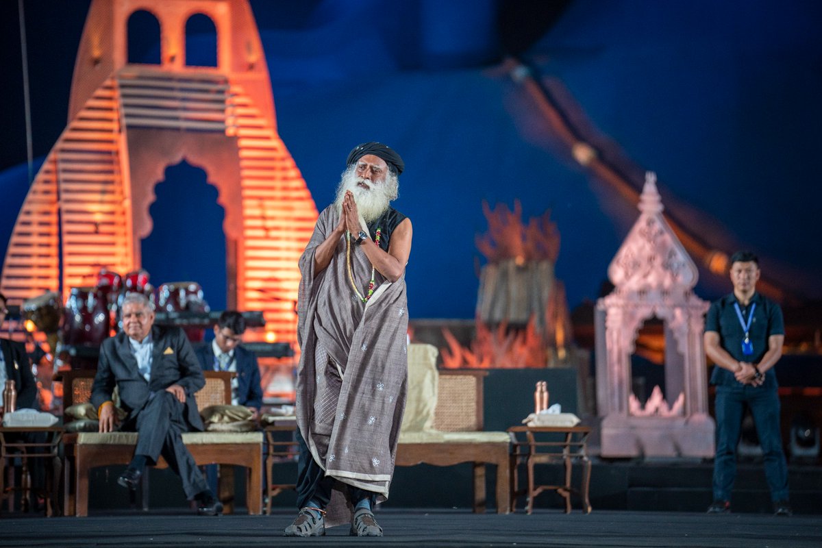 SadhguruJV's tweet image. #Mahashivratri - an opportunity for one to dissolve their limitedness, to experience the unboundedness of the Source of Creation which is the seed in every human being. -Sg #AwakeWithAdiyogi