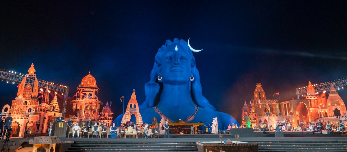 SadhguruJV's tweet image. #Mahashivratri - an opportunity for one to dissolve their limitedness, to experience the unboundedness of the Source of Creation which is the seed in every human being. -Sg #AwakeWithAdiyogi