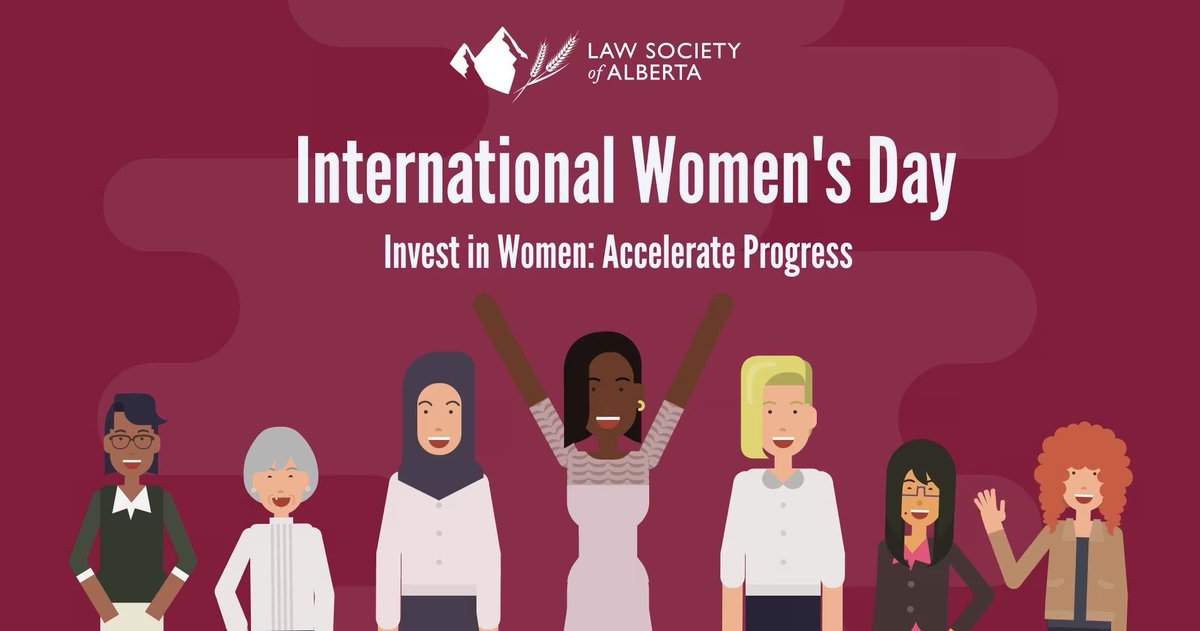 International Women’s Day reinforces the importance of creating opportunities for the advancement, recognition and mentorship of women. When women are advocated for, it makes a significant difference in their careers, confidence and goals. Learn More: lawsociety.ab.ca/international-…
