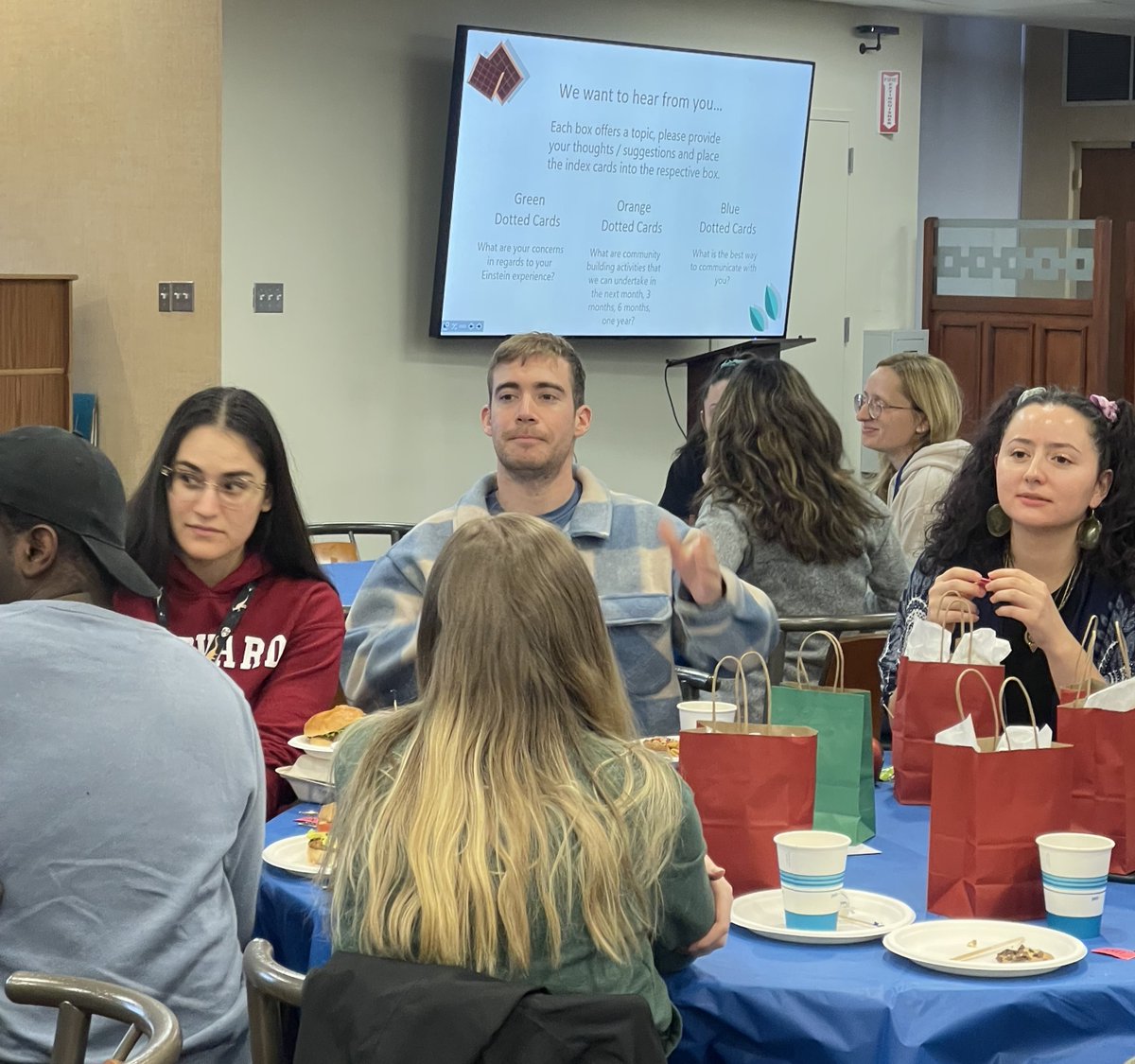 EinsteinMed's tweet image. The office of diversity enhancement, in conjunction with the graduate programs in the biomedical sciences and the Belfer Institute, recently hosted a Conversation &amp;amp; Coffee hour for #postdocs and #PhD students.