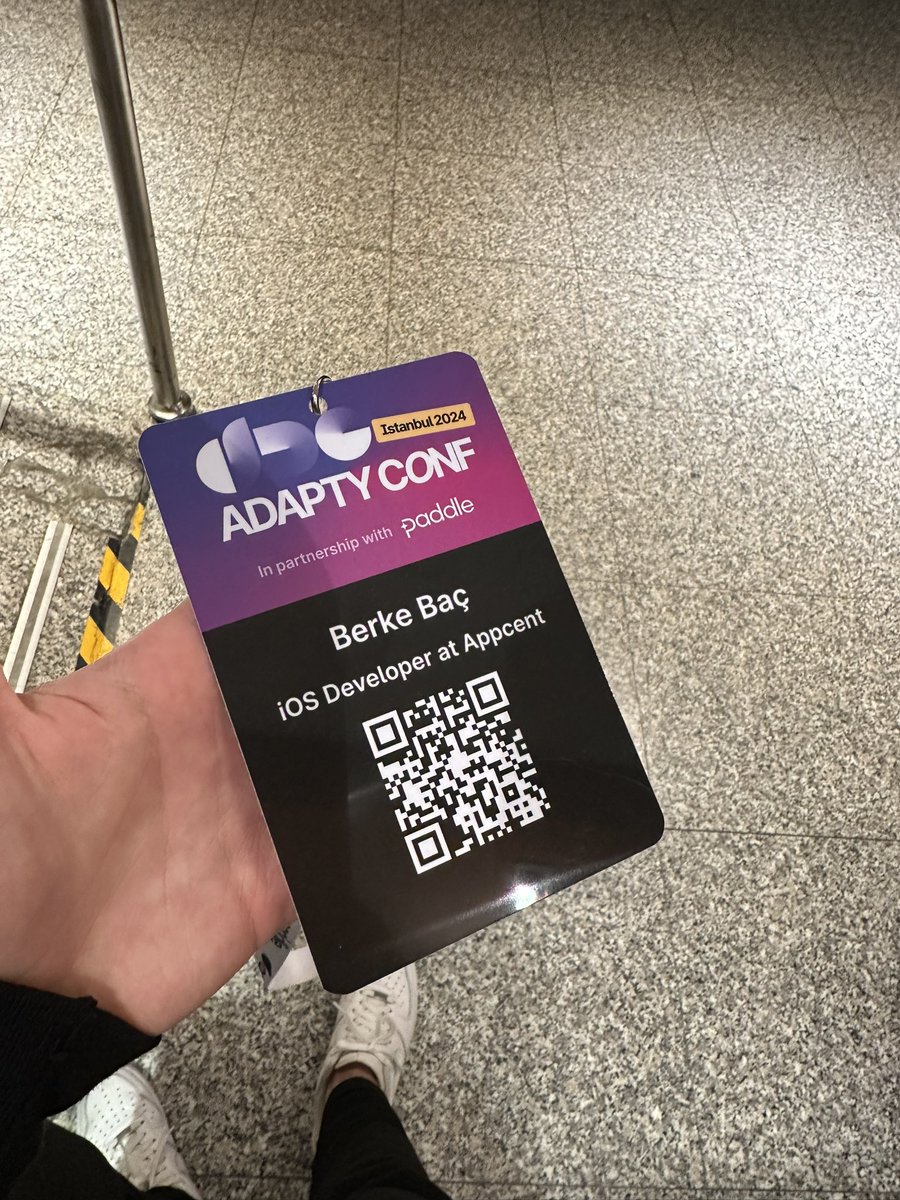 #adaptyconf 🎉💯

<a href="/adapty/"></a> <a href="/menzilcim/">Murat Menzilci</a>