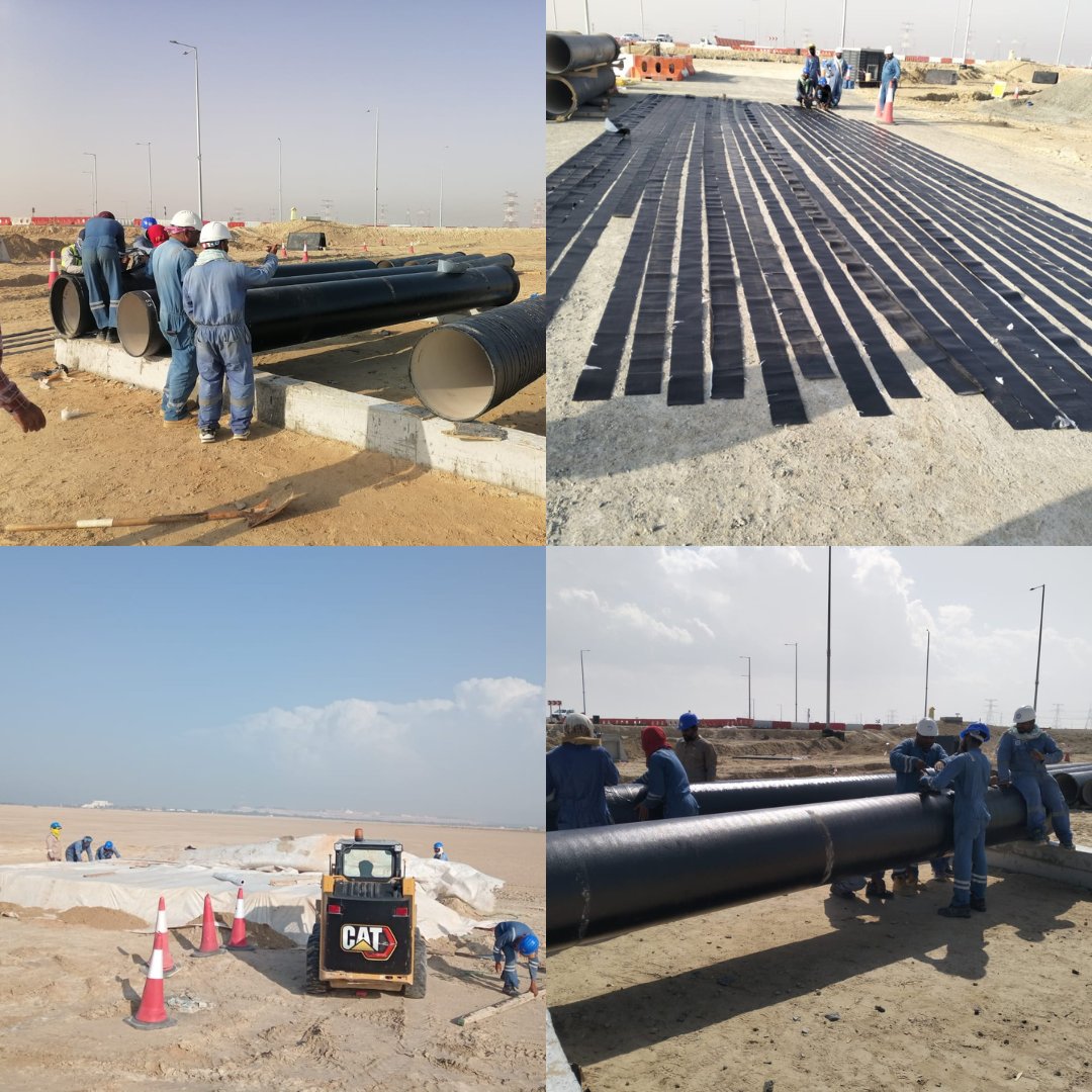 CougarGCuae's tweet photo. 🏗️ Latest Update from Al Mirfa Project! 🏗️
Exciting news on the horizon! 🌟 Pipe wrapping for the DI 600 pipe for water works is currently underway, marking significant progress in the Al Mirfa project. 💧
#AlMirfa #ProjectUpdate #ConstructionProgress #Infrastructure #WaterWorks https://t.co/HcDIT8kY6Z