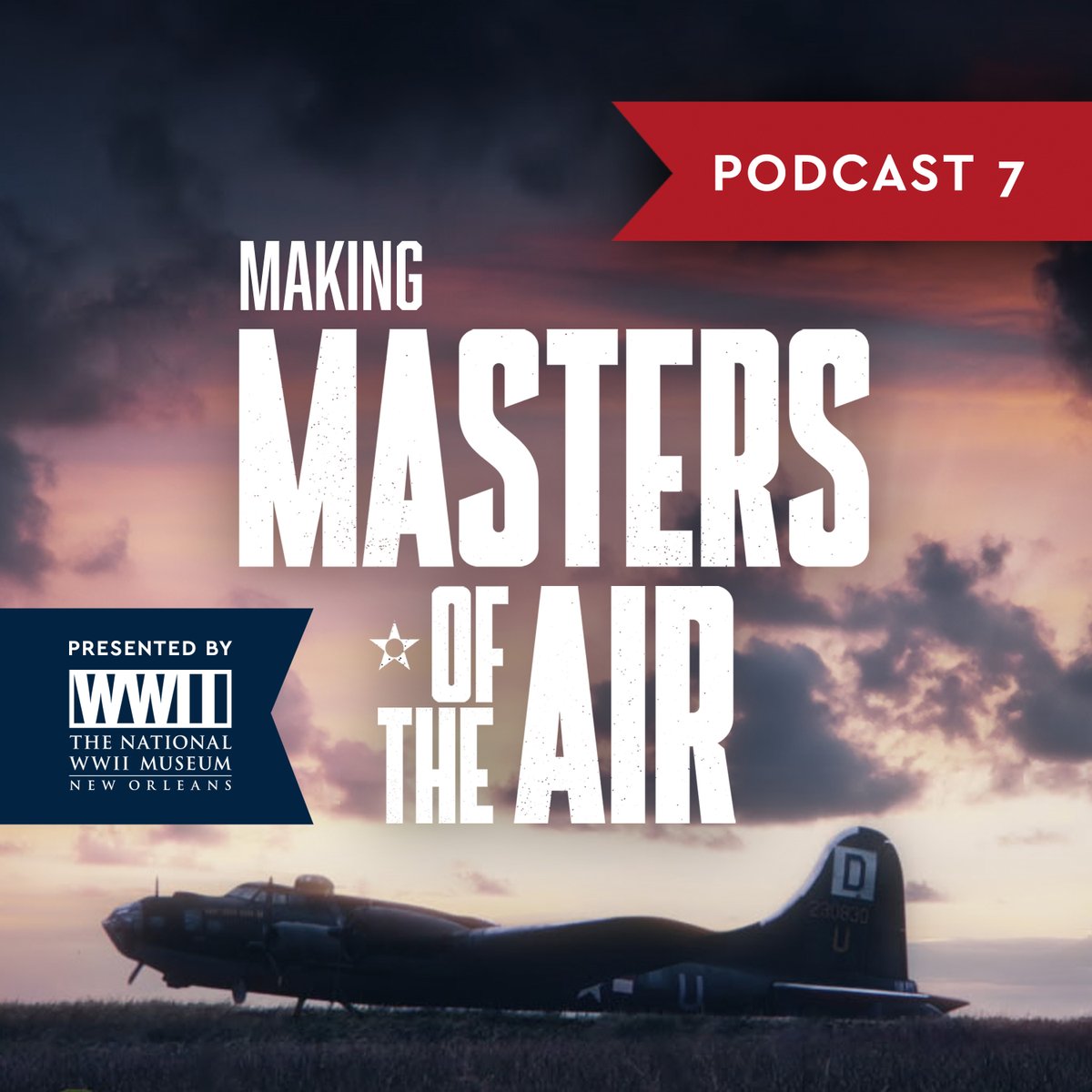 This week, actors Branden Cook and Josiah Cross discuss portraying Tuskegee Airmen, and author Matthew Delmont details the history of the group. Hosts Kirk Saduski and Don Miller and historian Conrad Crane talk D-Day. Listen to 'Making Masters of the Air': bit.ly/3wLYuL4