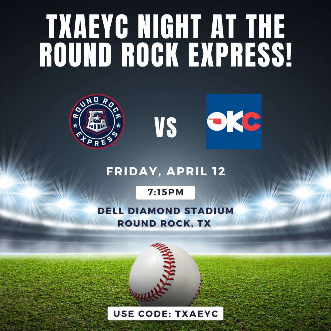 Join TXAEYC at the Round Rock Express to celebrate the Family Friday during Week of the Young Child! We encourage early learning programs to bring their staff and the children and families they serve. More information is available at buff.ly/3Islhhp
