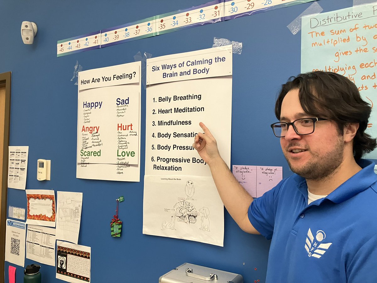 HAPPY NATIONAL SEL DAY! Visiting Holy Family Ministries School (Chicago) today. Watching teachers do my In Focus #SEL lessons, integrating SEL into academic subjects, &amp; giving some coaching and support. 
#schools #mentalhealth