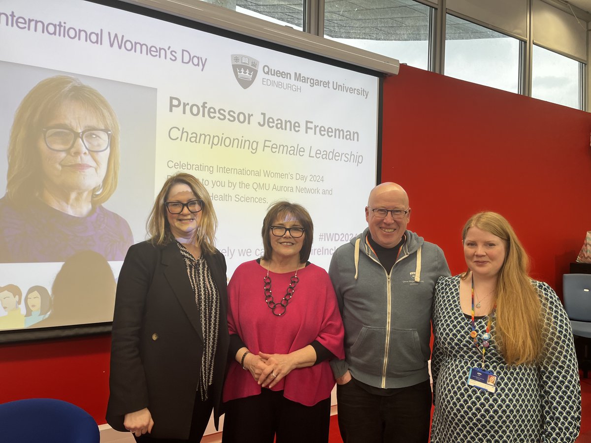 Today, on International Women's Day, QMU welcomed Honorary Professor Jeane Freeman for a session on her long career in leadership. Thank you to everyone who came along. #IWD2024