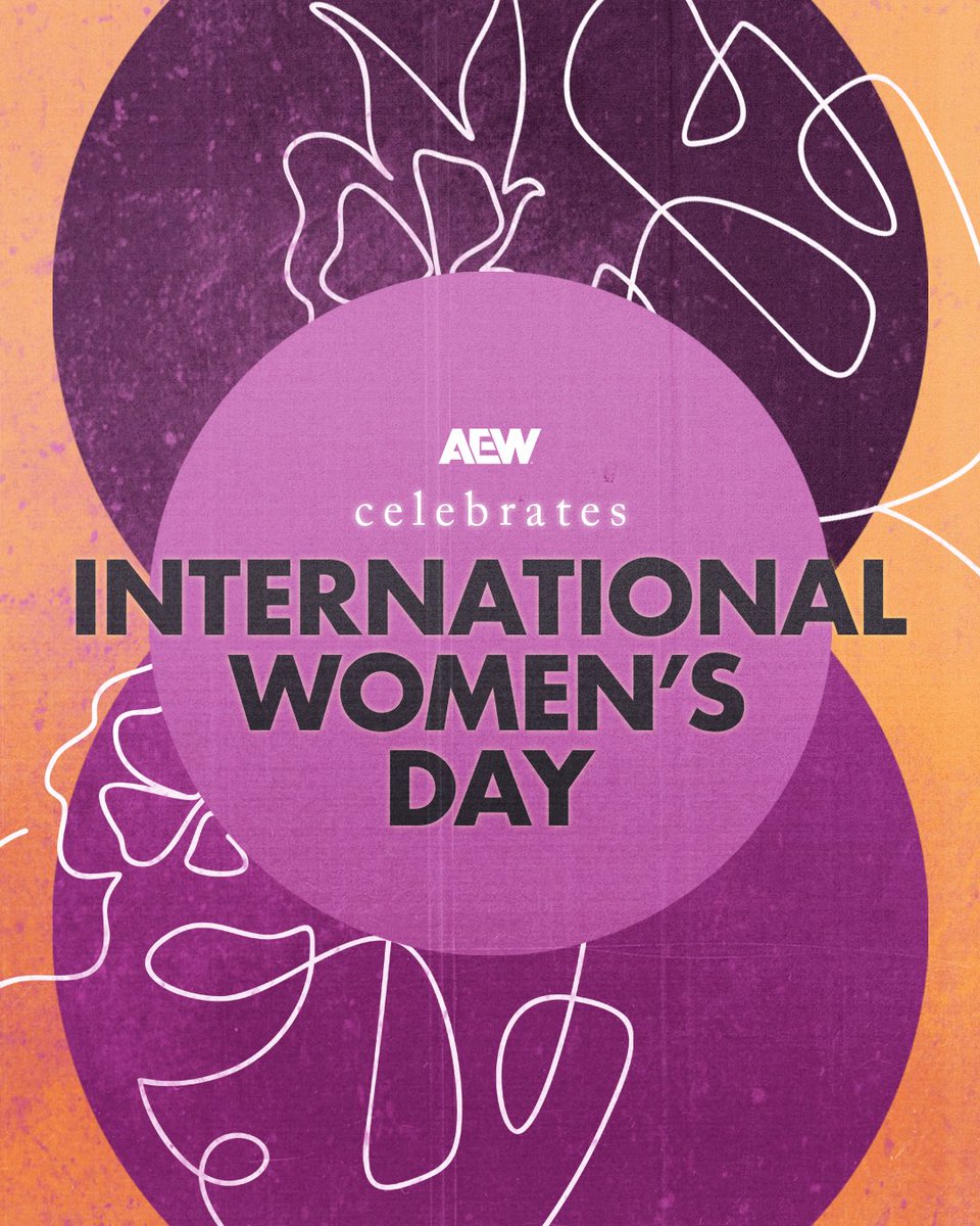 AEW is proud to celebrate #InternationalWomensDay today and every day 💜 #IWD