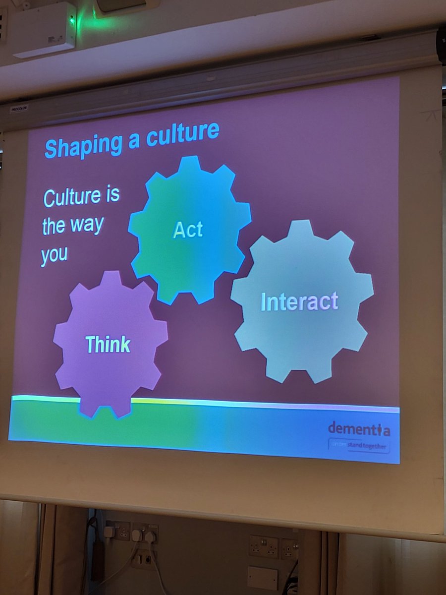 Wonderful presentation by Fiona Foley @dementia_office about the importance of #inclusion and power of the #understandtogether  campaign #dementiainclusive symbol, shaping culture and working with community partners to facilitate impactful change