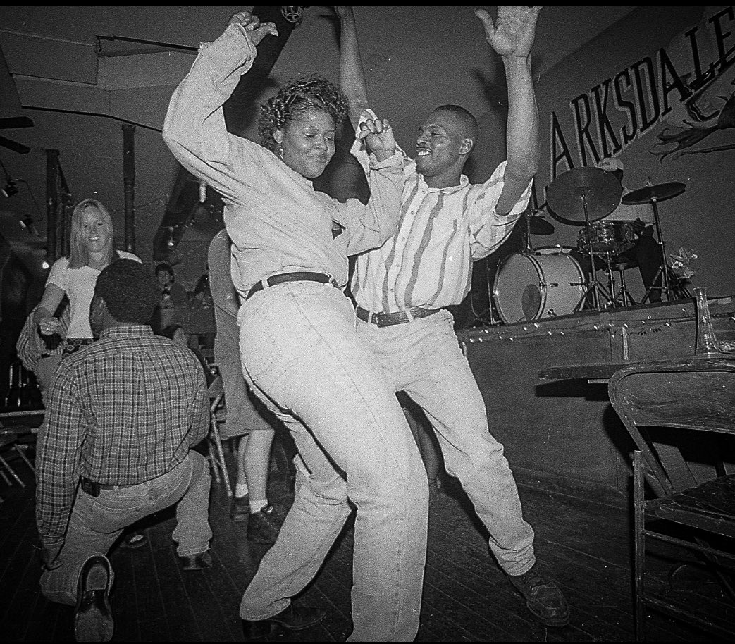 “IT’S FRIDAY!” - Dancers in Clarksdale, Mississippi 2001 #adamsmithphotography 
#35mmfilm #filmisnotdead