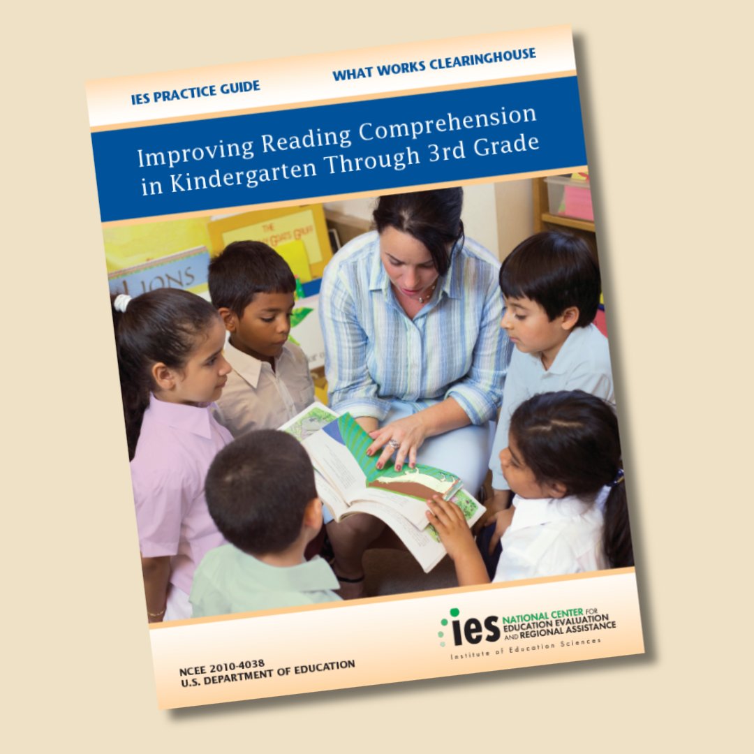 This guide recommends five specific steps that teachers, reading coaches, and principals can take to successfully improve reading comprehension for young readers. ies.ed.gov/ncee/wwc/Pract…