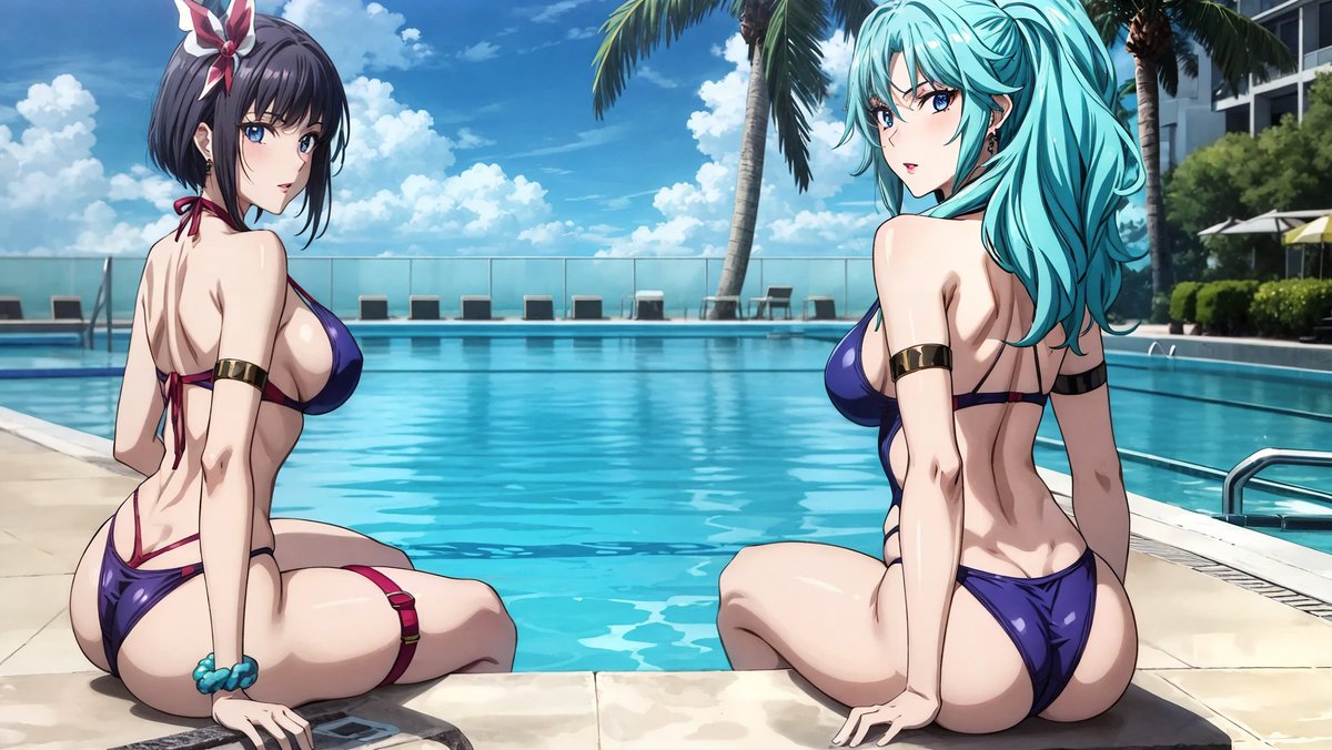 IArtcir's tweet image. Tomoe and Mio (Tsukimichi)
#ia #anime #tomoe #mio #shen #pool #bikini #tsukimichi #isekai