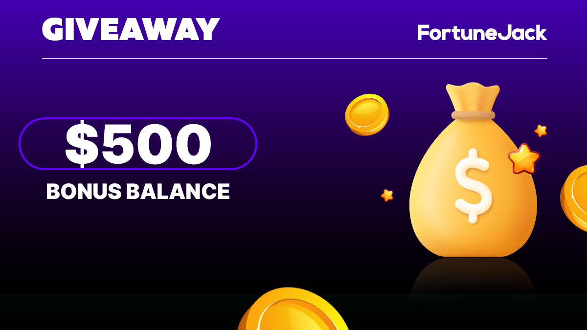 💰 $500 BONUS BALANCE GIVEAWAY 💰

To enter: 
▫️ Follow @FortuneJackCOM
▫️ Retweet, like, and tag a friend

- 10 winners will be announced on Monday 👨‍💻