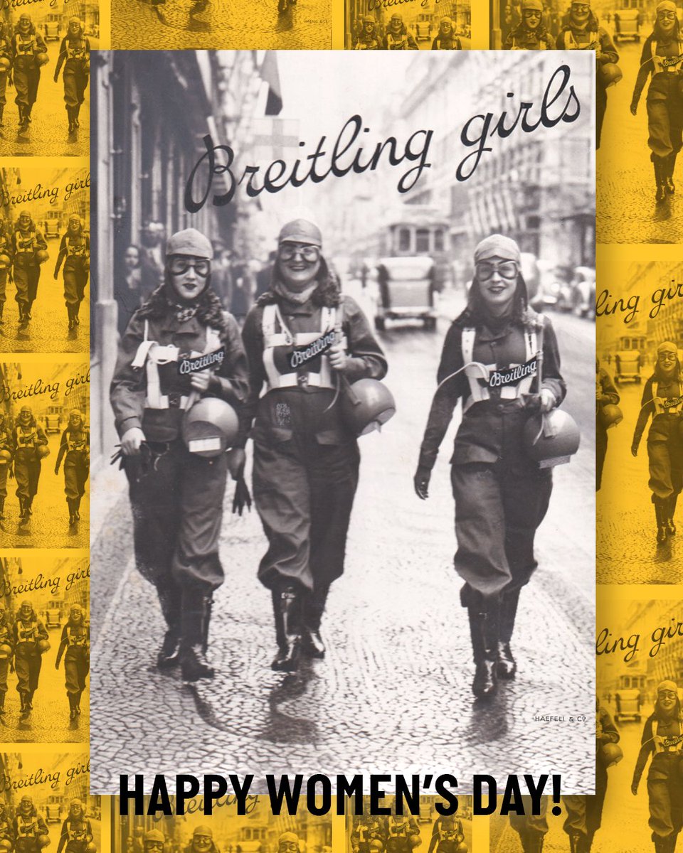 Happy International Women’s Day from Breitling—brought to you by our vintage ad from the late 1940s celebrating “Breitling girls.” And while the title may need a modern update, our vision of the strong, independent, daring woman has never wavered.  

#breitling #squadonamission…