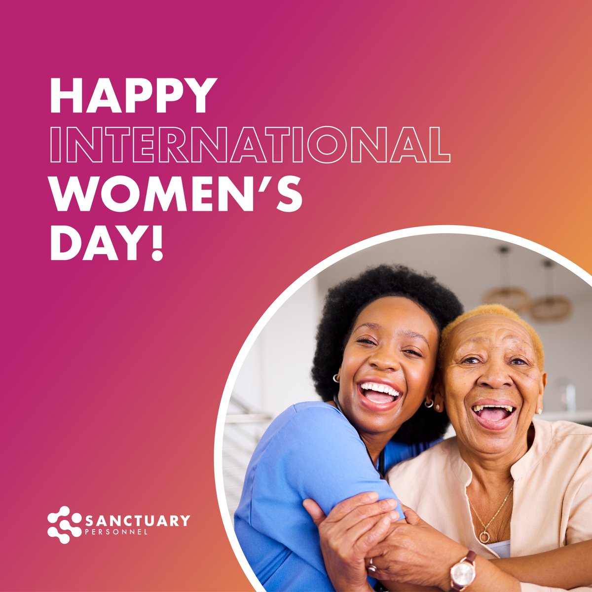Happy #InternationalWomensDay 💜

Today, we celebrate the achievements and strength of women everywhere! 🌍

A special thank you, though, to all the women at Sanctuary and our amazing candidates and clients! 🙌