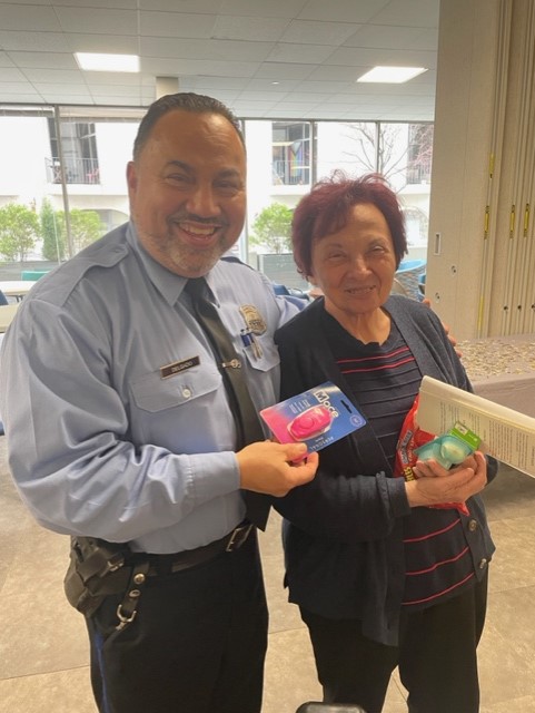 PPD03Dist's tweet photo. The 3rd District held a Crime Prevention workshop along with members of @VictimWitnessSP at Casa Farnese located at 1300 Lombard St yesterday. https://t.co/eMhQo5ehr7