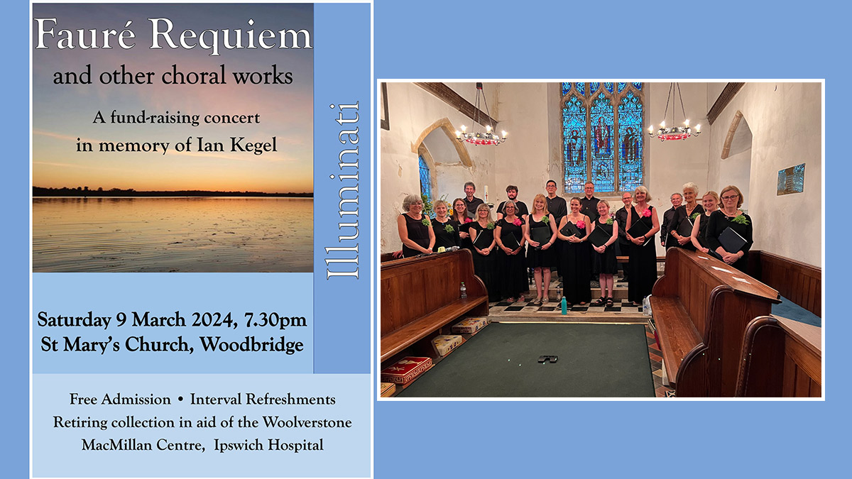 Ipswich Symphony Orchestra (@iosoctweet) on Twitter photo Magnificent singers of the Illuminati Choir will be joined by local musicians, including players from <a href="/iosoctweet/">Ipswich Symphony Orchestra</a> and <a href="/wolseyorch72/">Wolsey Orchestra</a>, for their glorious concert in #Woodbridge on Saturday evening, 9 March πΆ
illuminatichoir.org.uk
ipswichsymphonyorchestra.org
wolseyorchestra.org Magnificent singers of the Illuminati Choir will be joined by local musicians, including players from <a href="/iosoctweet/">Ipswich Symphony Orchestra</a> and <a href="/wolseyorch72/">Wolsey Orchestra</a>, for their glorious concert in #Woodbridge on Saturday evening, 9 March πΆ
illuminatichoir.org.uk
ipswichsymphonyorchestra.org
wolseyorchestra.org