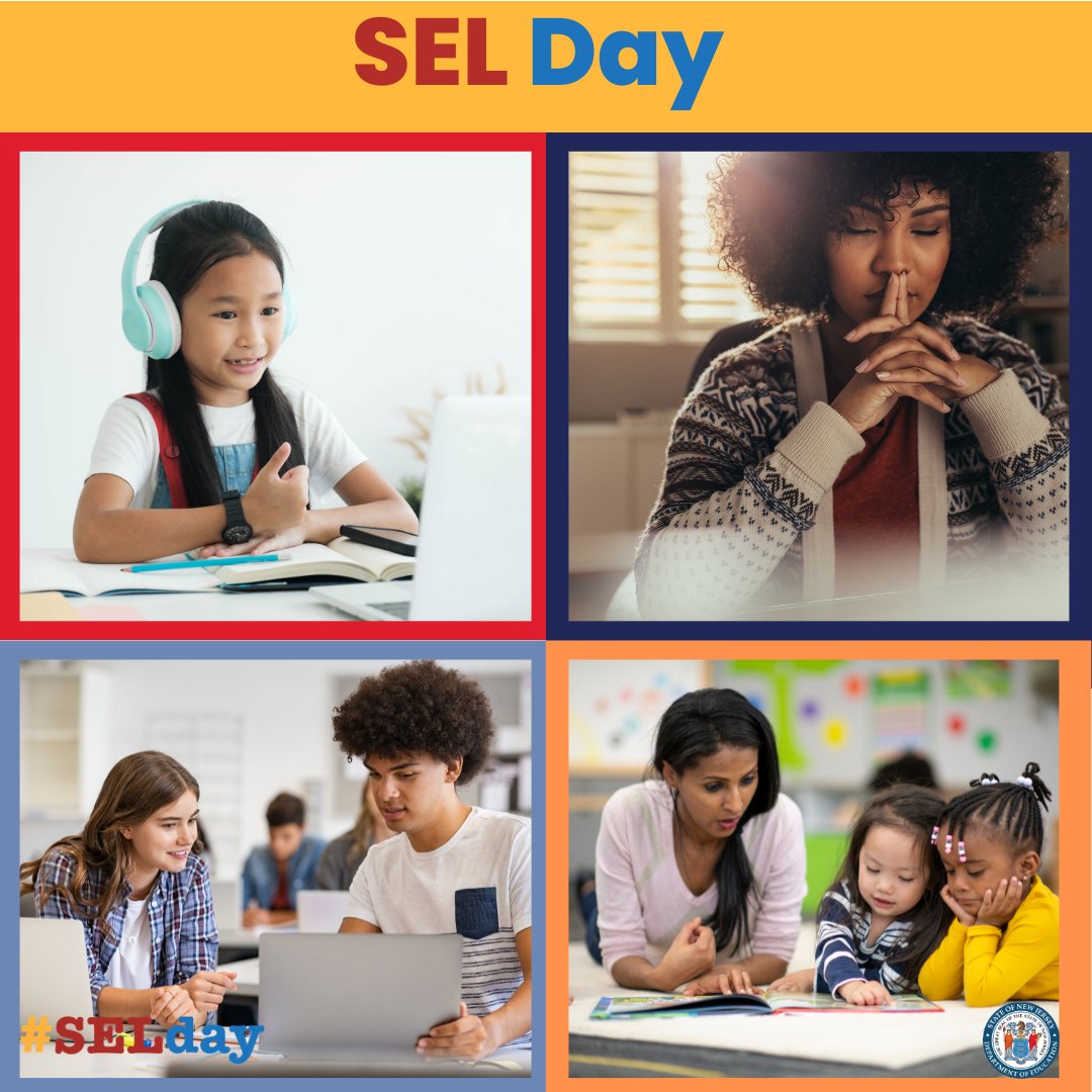Today is SEL Day! Recognizing the feelings & perspectives of others not only increases social awareness but promotes the development of positive relationships. Click here for resources to support your SEL Implementation efforts: tinyurl.com/yc5h3aaf #SELDay