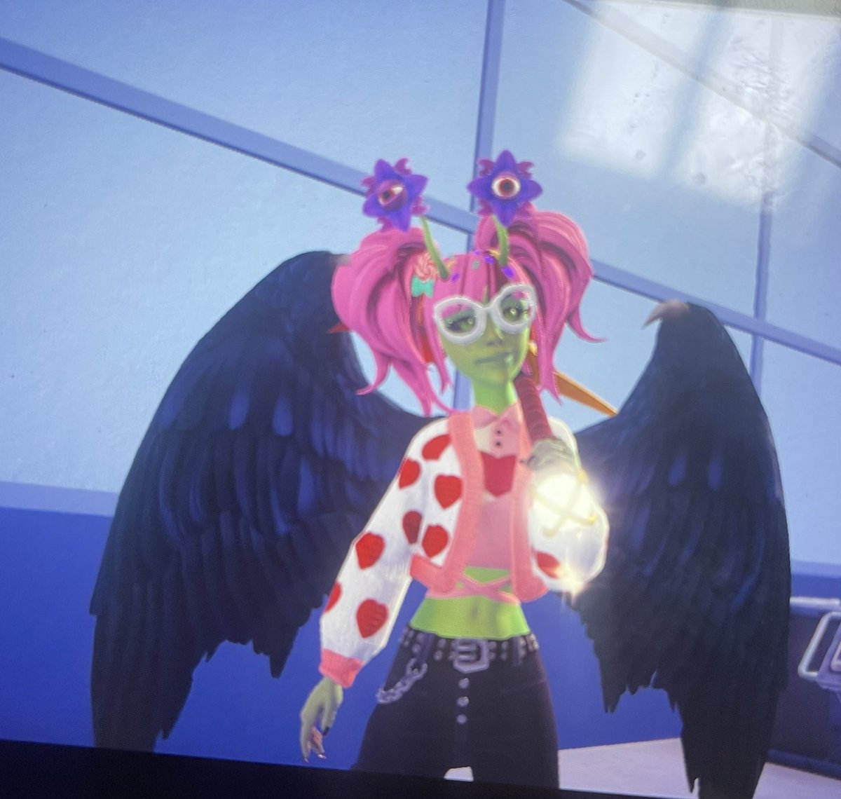 HizerTiffany's tweet photo. @DisneyDLV So obsessed with the monster customization! https://t.co/G17w6E4aD0