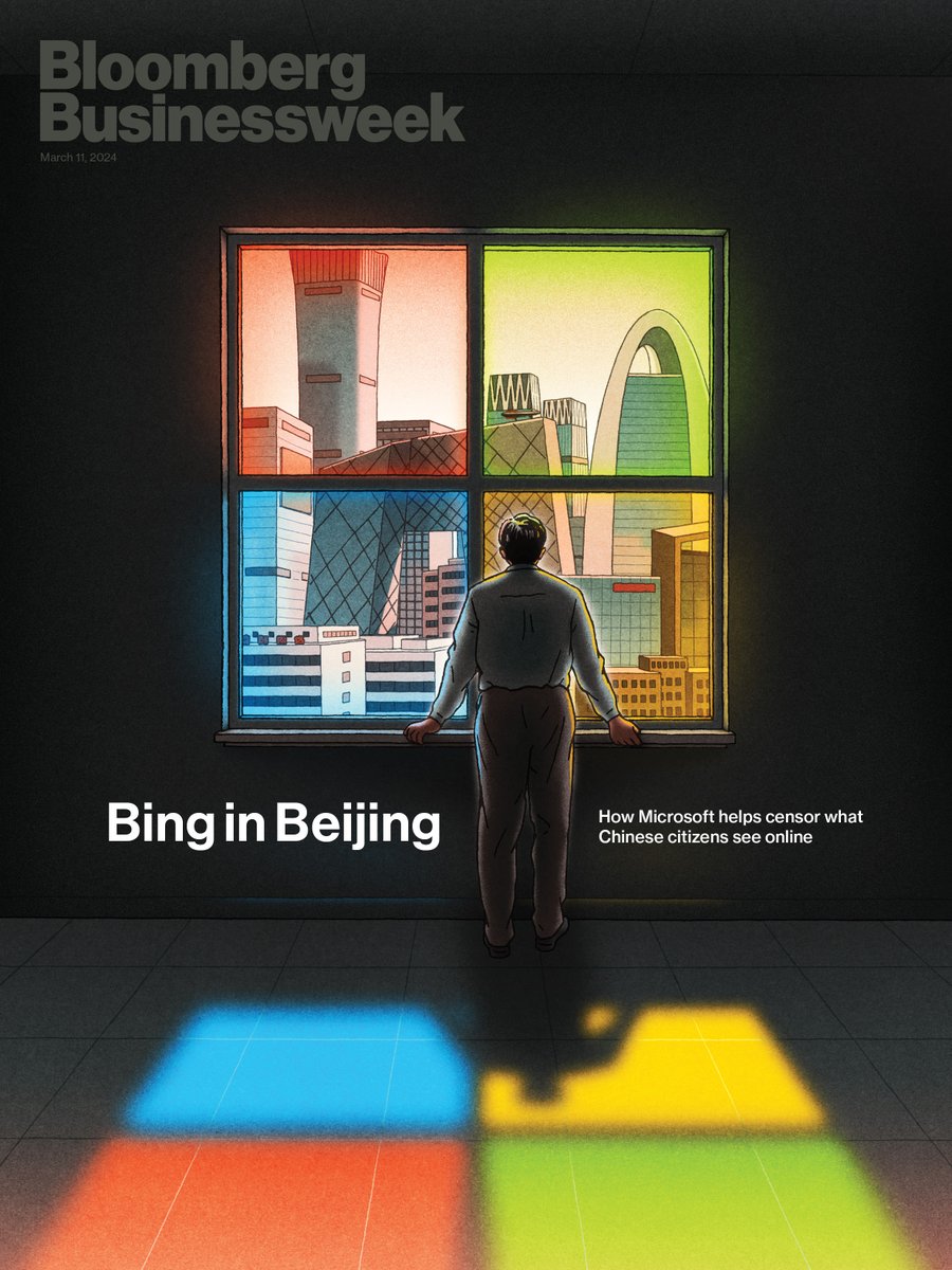 Businessweek (@bw) on Twitter photo NEW COVER: Microsoft built a business where Facebook and Google couldn't, but in doing so has helped Beijing maintain its great firewall trib.al/XRPivKQ NEW COVER: Microsoft built a business where Facebook and Google couldn't, but in doing so has helped Beijing maintain its great firewall trib.al/XRPivKQ