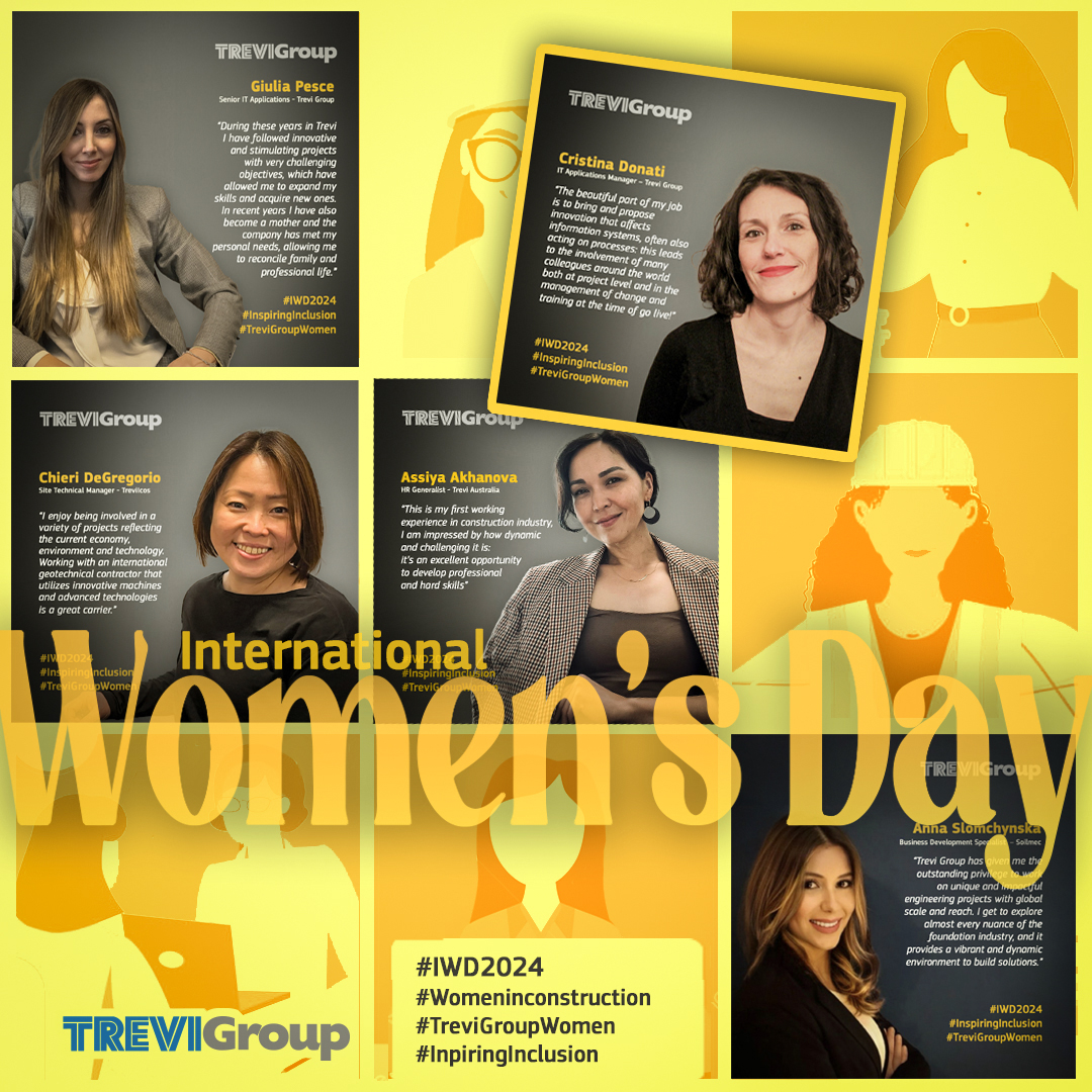 On the occasion of #InternationalWomensDay, we want to celebrate all our extraordinary female colleagues: whatever role they hold in the company, they contribute with their commitment to the success of the #TreviGroup, driving positive change. #InspiringInclusion #TreviGroupWomen