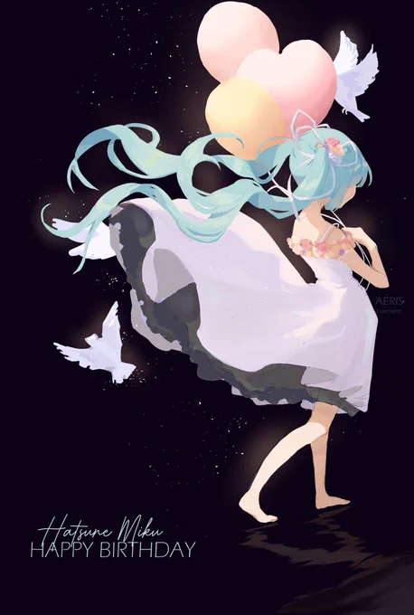my miku scribbles through the years. happy 3/9 #ミクの日2024 #ミクの日 