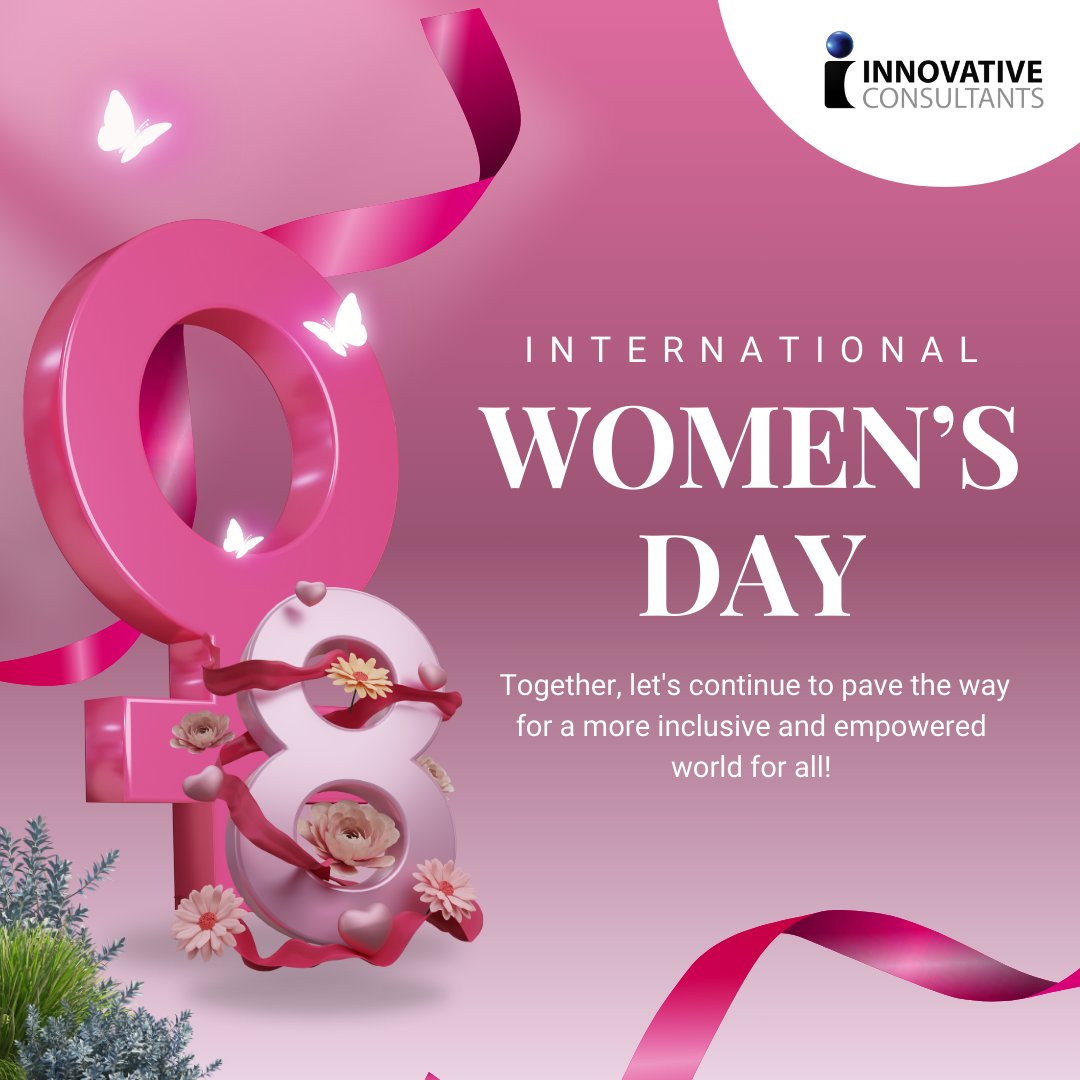 Happy International Women's Day! 🌸 To all the amazing women who inspire, empower, and make a difference every day – thank you! 💪🚺 

#IWD2024 #StrongWomen #WomensDay #IC