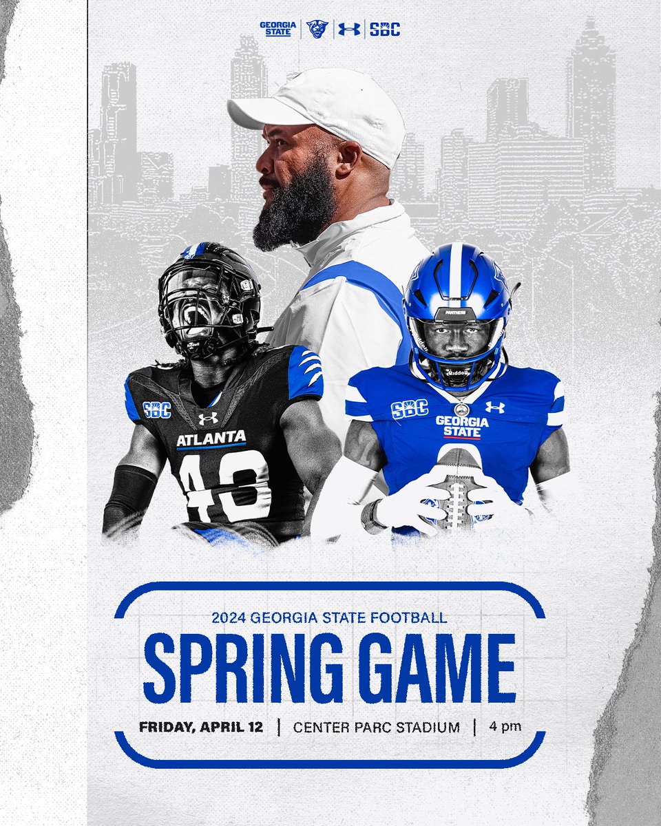 2024 Spring Game 🏈 Friday, April 12 | 4 PM Center Parc Stadium 🎟️ Spring Game (FREE): bit.ly/49INtc1 🎟️ Season Tickets: bit.ly/3Tro54C #LightItBlue | #SoundTheHorn