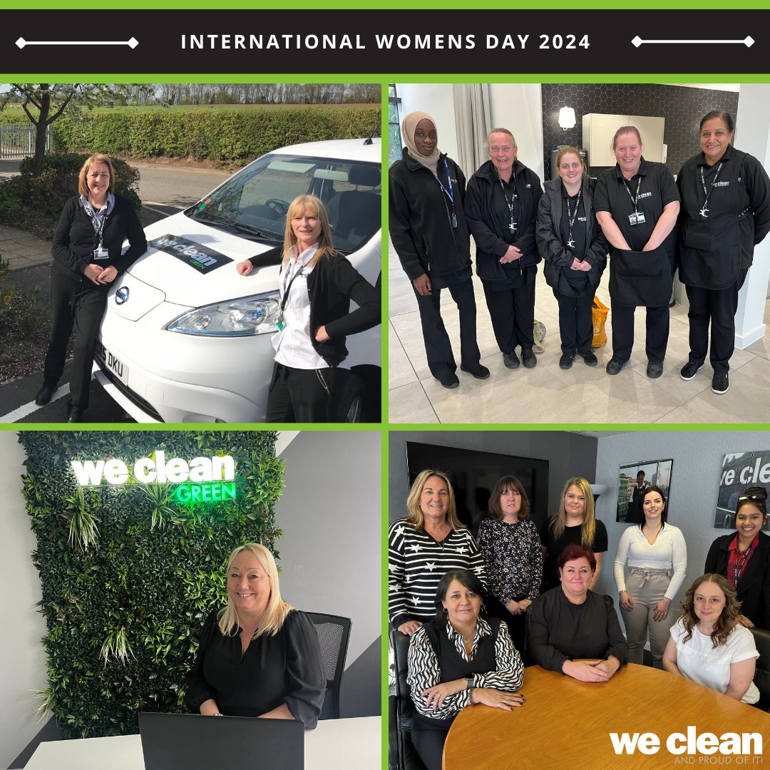WeCleanBham's tweet image. Today on #InternationalWomensDay we are celebrating all of the incredible women within #weclean💃

As an organisation over 70% of our employee's are women and we couldn't be prouder to have women at the very heart of both our Head Office and front-line cleaning functions 🫶