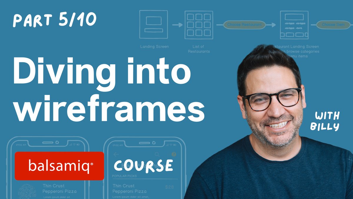 Ready to go from a quick sketch to an actionable wireframe? Our @BillyCarlson is here to teach you how to go from low- to mid-fidelity in Balsamiq, with plenty of tips and tricks along the way: balsamiq.com/learn/courses/…