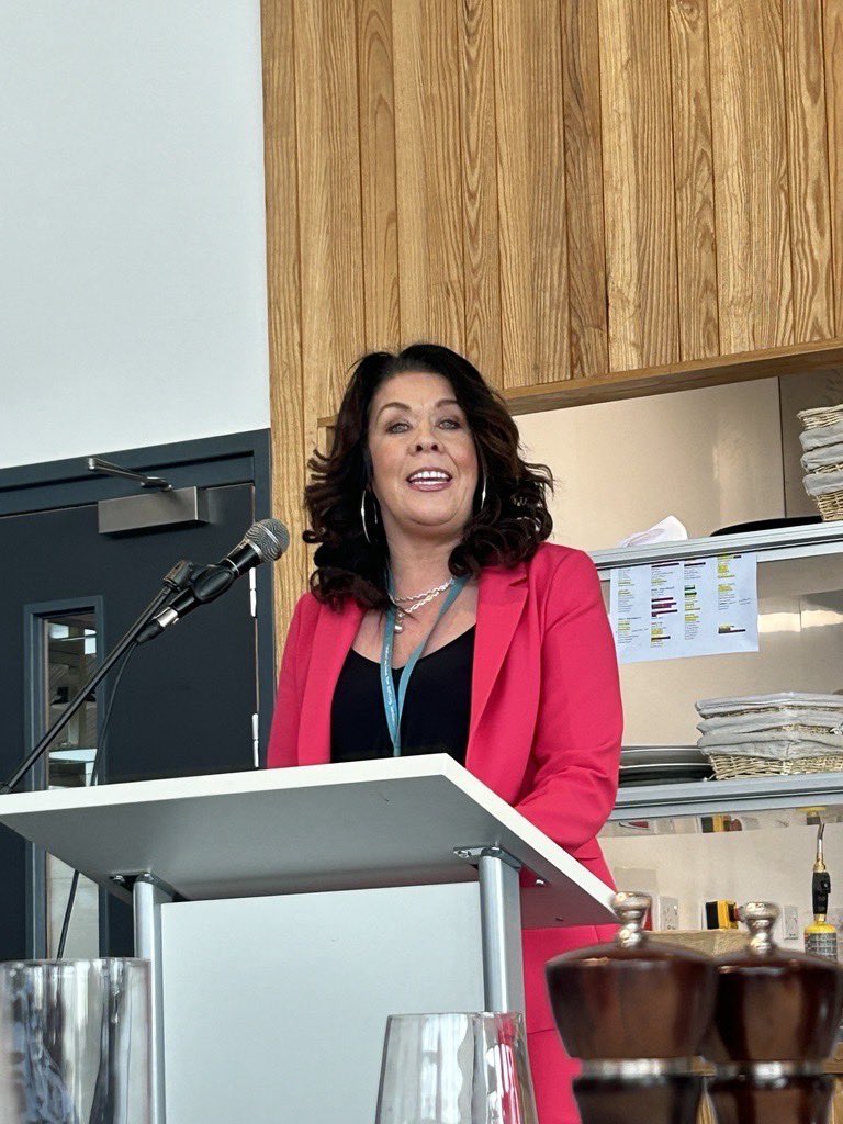CAVC's tweet photo. We’re at the International Women’s Day Lunch with our Principal @SmjamesJames, speaking about the importance of education in inspiring futures and breaking boundaries @SuperwomanWales #IWD https://t.co/pHw1autH1M