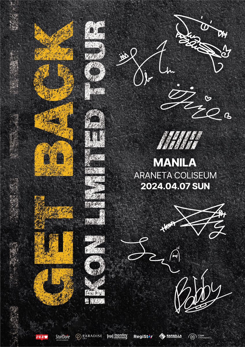 ABSCBNNews's tweet photo. JUST IN: K-pop group #iKON is returning to Manila for a concert at the Araneta Coliseum on April 7.   

Only five members will perform as leader Jay is fulfilling his mandatory military service. (📷: @iKONIC_143 &amp; @cdmentph) | via @jaehwabernardo  https://t.co/ENGHZBnagb