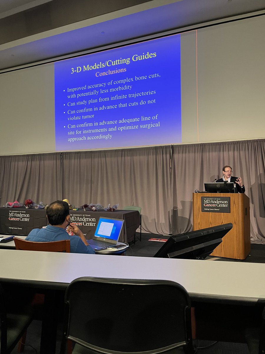 Enjoying an informative sacropelvic tumor meeting @MDAndersonNews: multidisciplinary discussion of the latest surgical, medical, and radiation treatment options for malignant and locally aggressive benign bony tumors. @MayoClinicNeuro @MayoNsgyRes @DanielSciubba @drjustinbird
